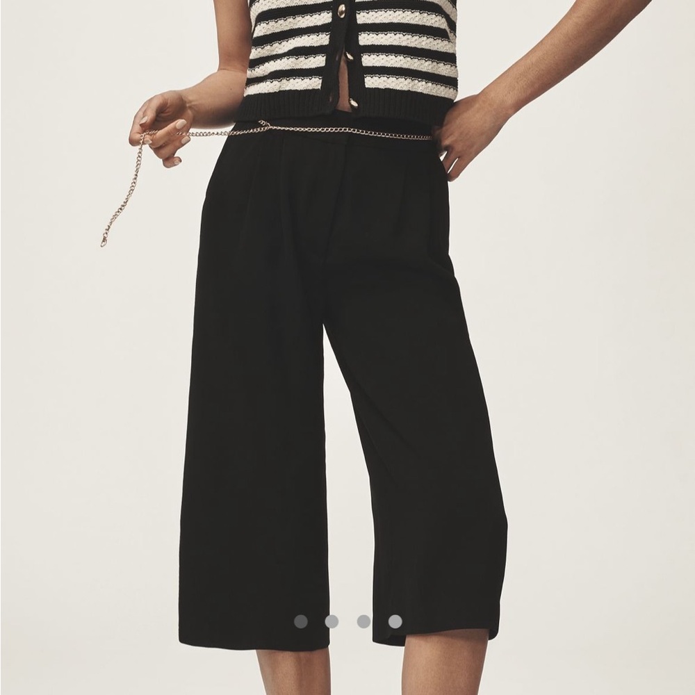 Maeve Pleated Culotte Trousers